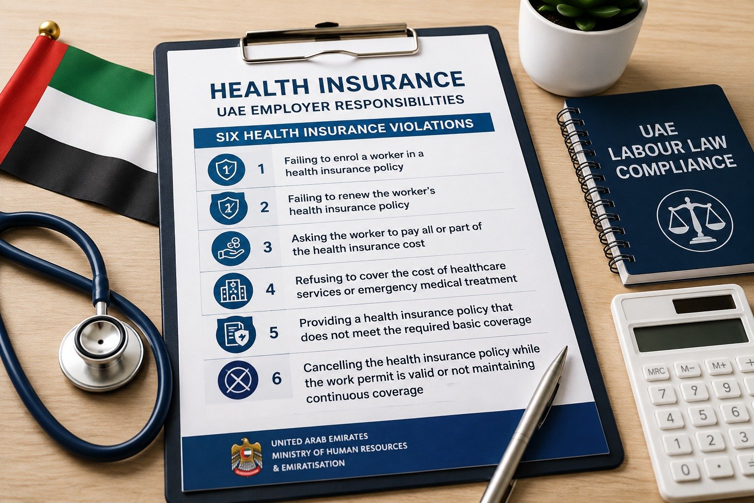 UAE Employers Face Action Over Six Health Insurance Violations