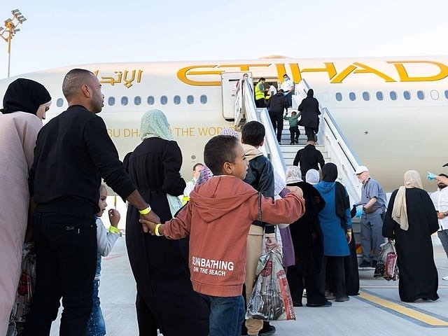 UAE Evacuates 57 Patients from Gaza in Latest Humanitarian Mission
