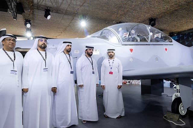 Sheikh Hamdan Reviews UAE-Built Calidus B-250 at Dubai Airshow 2025