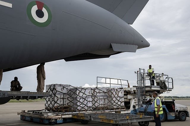 UAE's eighth aid aircraft lands in Sri Lanka, delivering vital relief supplies