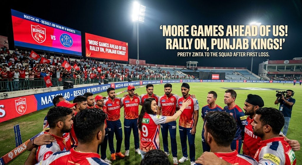 Preity Zinta Rallies...